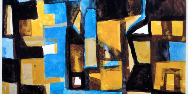 Theo Kuijpers, ZT, Aquarel op papier