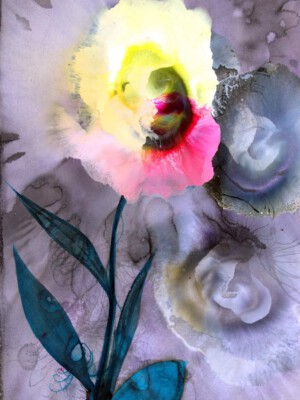 Reinoud van Vught, Zonder Titel, 2015, acryl op papier, 60x80cm