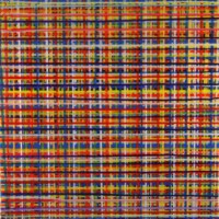 Erik Pluis, Crossroads 1, Epoxy schilderij, 2019, 60 x 60 cm