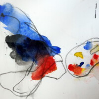 Ger Lataster Origineel op papier, ingelijsd, detail Ger Lataster Origineel op papier, ingelijsd, detail