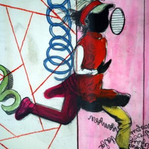 Toon Teeken, Zonder titel, Rennend meisje, 2005