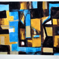 Theo Kuijpers, ZT, Aquarel op papier Theo Kuijpers, ZT, Aquarel op papier