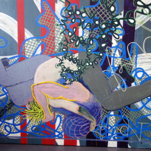 Toon Teeken, Looking for Space 1, Origineel schilderij op doek, 2002 160x230cm Toon Teeken, Looking for Space 1, Origineel schilderij 2002 160x230cm