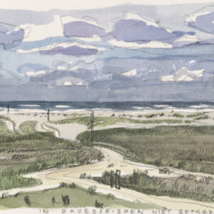 Siemen Dijkstra, Schiermonnikoog Paal 10 In broedseizoen niet betreden. Siemen Dijkstra, Schiermonnikoog Paal 10 In broedseizoen niet betreden