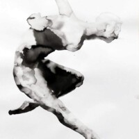 Gregor Kalus, P922, Inkt op papier, 50x64cm