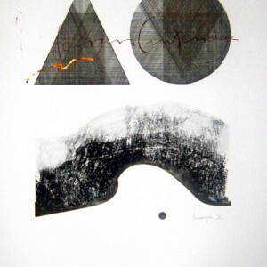 Piet van Bragt, Hadewych X, Tekening, 50 x 70 cm Piet van Bragt, Hadewych X, Tekening, 50 x 70 cm