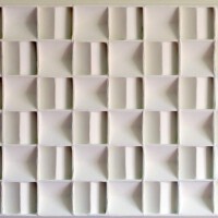 Aart-Jan Moerman, M37, Wit Reliëf, 106 x 46 x 5 cm Aart-Jan Moerman, M37, Wit Reliëf, 106 x 46 x 5 cm