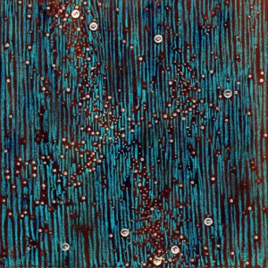 Vera Hilger, zonder titel, olieverf en tempera op hout, 50 x 50 cm, 2018