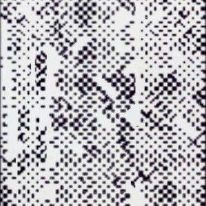 Michael Krupp, zonder titel, zeefdruk op doek