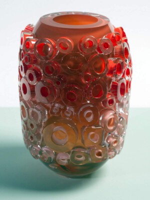 Sabine Lintzen, Bright Field Opal Pink and Red